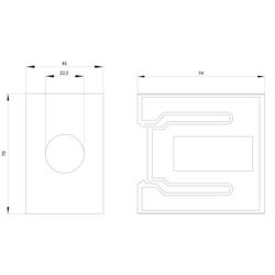 Siemens 3SU19000KH800AA0 3SU1900-0KH80-0AA0 adaptér 1 ks