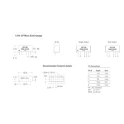 RECOM RBM-0505D DC/DC měnič napětí do DPS 5 V/DC 5 V/DC, -5 V/DC 100 mA 1 W Počet výstupů: 2 x Obsah 1 ks