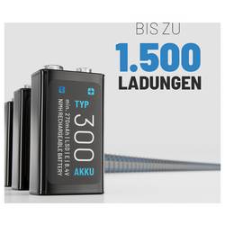 Absina akumulátor 9 V Ni-MH 270 8.4 V 2 ks