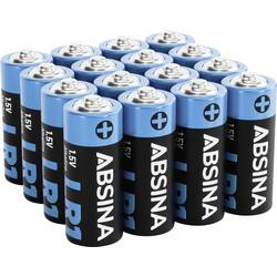 Absina akumulátor N N alkalicko-manganová 1.5 V 800 16 ks