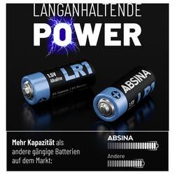 Absina akumulátor N N alkalicko-manganová 1.5 V 800 16 ks