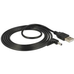 Delock Napájecí kabel USB USB-A zástrčka, DC zástrčka 3,5 mm 1.50 m černá 83577