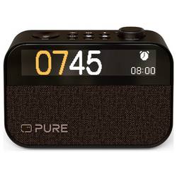 Pure Moment Charge 252450 radiobudík, DAB+, FM, USB, DAB+, Bluetooth, FM, Ambientní osvětlení, bezdrátové nabíjení, Kávově černá