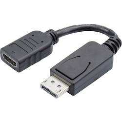 Digitus AK-340400-001-S DisplayPort / HDMI adaptér [1x zástrčka DisplayPort - 1x HDMI zásuvka] černá 15.00 cm