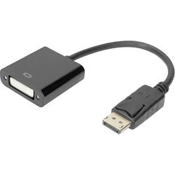 Digitus AK-340401-001-S DisplayPort / DVI adaptér [1x zástrčka DisplayPort - 1x DVI zásuvka 24+5pólová] černá 15.00 cm