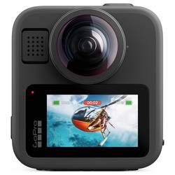 GoPro MAX2 Akční panoramatická (360°) kamera dotyková obrazovka, chráněné proti stříkající vodě, 4K, Bluetooth, odolné proti nárazům, 8K, 360°, stabilizace
