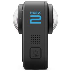 GoPro MAX2 Akční panoramatická (360°) kamera dotyková obrazovka, chráněné proti stříkající vodě, 4K, Bluetooth, odolné proti nárazům, 8K, 360°, stabilizace