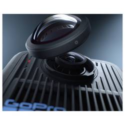 GoPro MAX2 Akční panoramatická (360°) kamera dotyková obrazovka, chráněné proti stříkající vodě, 4K, Bluetooth, odolné proti nárazům, 8K, 360°, stabilizace