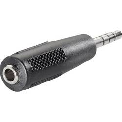 BKL Electronic 1102054 adaptér jack jack zástrčka 3,5 mm - jack zásuvka 3,5 mm stereo Pólů:4 1 ks