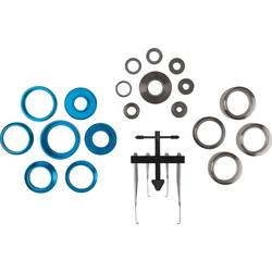 KS Tools 700.1280 Sada hřídelových těsnicích kroužků a montážního nářadí Simerring, 24 ks