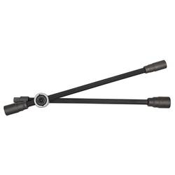 Křížový klíč na kola s kluzným kloubem pro NkW, 3/4„x24x27x32mm KS Tools 518.1163