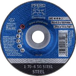 PFERD TOOLS 62207626 E 70-6 SG STEEL/10,0 brusný kotouč lomený Průměr 70 mm Ø otvoru 10 mm ocel 10 ks