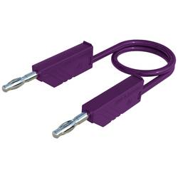Hirschmann Test & Measurement MLN 200/2,5 VI měřicí kabel lamelová zástrčka 4 mm lamelová zástrčka 4 mm 2.00 m fialová 1 ks