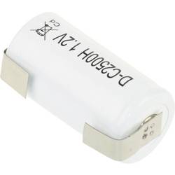 Mexcel D-C2500B speciální akumulátor Malé mono pájecí špička ve tvaru U, Flat-Top Ni-Cd 1.2 V 2500 mAh 1 ks