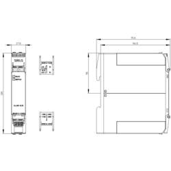 Siemens ochranné relé motoru s termistorem 1 spínací kontakt, 1 rozpínací kontakt 1 ks 3RN2010-1CW30