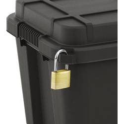 KIS 241507 Úložný box, Scubba, stohovatelné, (d x š x v) 780 x 350 x 395 mm, šedomodrá, černá, 1 ks
