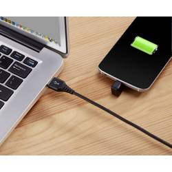 Renkforce USB kabel USB 2.0 USB-A zástrčka, USB Micro-B zástrčka 1.00 m černá RF-4598342