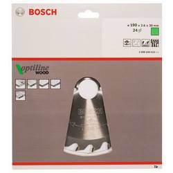 Bosch Accessories Optiline 2608640615 tvrdokovový pilový kotouč 190 x 30 x 2.6 mm Počet zubů (na palec): 24 1 ks