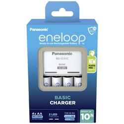 Panasonic Basic BQ-CC51 + 4x eneloop AA síťová nabíječka NiMH AAA, AA