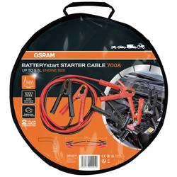 Osram Automotive BATTERYstart STARTER CABLE 250A startovací kabely 25 mm² hliník (poměděný) 3.5 m s plastovými kleštěmi