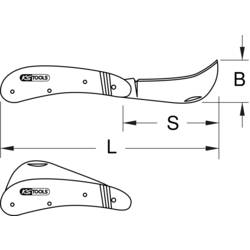 KS Tools 9072185 907.2185 zavírací kapesní nůž