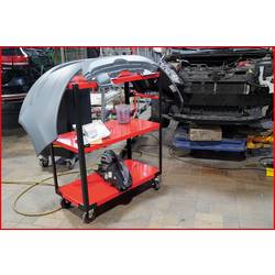 KS Tools 890.0009 servisní vozík ocelový plech Barva: červená
