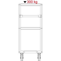 KS Tools 890.0009 servisní vozík ocelový plech Barva: červená