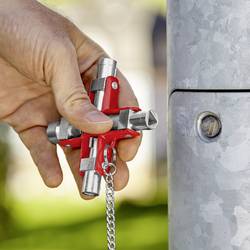 Knipex 00 11 06 Univerzální klíč pro všechny běžné rozvodné skříně a uzavírací systémy klíč od skříňového rozvaděče 1 ks