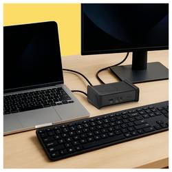 Hama USB hub Connect2Office Black napájení USB-C®