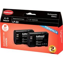 Hähnel Fototechnik HL-E6, 2er akumulátor do kamery Náhrada za orig. akumulátor LP-E6 7.2 V 1650 mAh