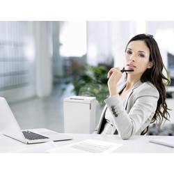 Ideal Office 2465 skartovačka 21 listů na proužky 4 mm P-2 35 l Křížový řez kancelářské sponky, CD, DVD, sponky do sešívačky, kreditní karty