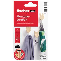 Fischer 545956 oboustranně lepicí podložky 19 ks