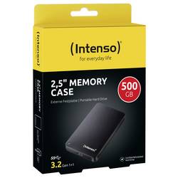 Intenso Memory Case externí HDD 6,35 cm (2,5) repasované, stav velmi dobrý 500 GB černá USB 3.2 (Gen 1x1)