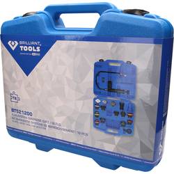Brilliant Tools BT521200 Sada pro diagnostiku chladicícho systému, 18 ks