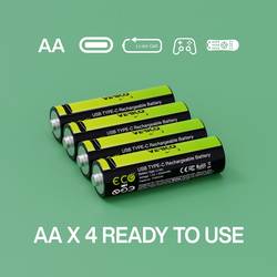 Verico LoopEnergy USB-C® USB-C® akumulátor, Li-Ion, 1700 mAh, 1.5 V, 4 ks