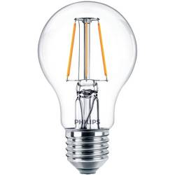 Philips LED 77759300 LED Energetická třída (EEK2021) F (A - G) E27 4.3 W = 40 W teplá bílá (Ø x v) 6 cm x 10.6 cm vlákno 2 ks