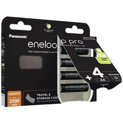 eneloop eneloop pro HR06 +Box akumulátor AA, Ni-MH, 2500 mAh, 1.2 V, 4 ks