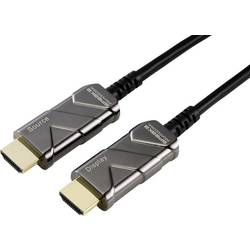 SpeaKa Professional HDMI kabel Zástrčka HDMI-A, Zástrčka HDMI-A 50.00 m černá SP-8821972 8K UHD HDMI kabel