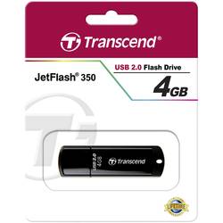 Transcend JetFlash® 350 USB flash disk 4 GB černá TS4GJF350 USB 2.0