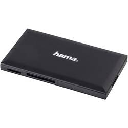 Hama externí čtečka paměťových karet CompactFlash, Memory Stick, Memory Stick Duo, Memory Stick Pro, Memory Stick Pro Duo, microSD, microSDHC, microSDXC, SD,