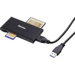 Hama externí čtečka paměťových karet CompactFlash, Memory Stick, Memory Stick Duo, Memory Stick Pro, Memory Stick Pro Duo, microSD, microSDHC, microSDXC, SD,