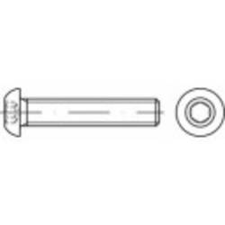 TOOLCRAFT TO-5381079 čočkový šroub M6 30 mm vnitřní šestihran nerezová ocel A4 500 ks
