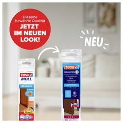 tesa STANDARD 05433-00101-00 Door sealing rail tesaMOLL® hnědá (d x š) 1 m x 40 mm 1 ks