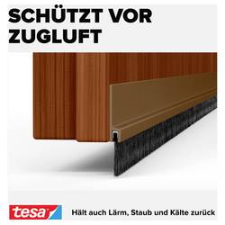 tesa STANDARD 05433-00101-00 Door sealing rail tesaMOLL® hnědá (d x š) 1 m x 40 mm 1 ks