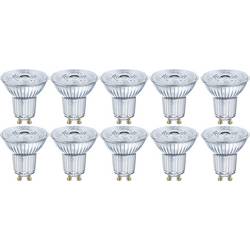 OSRAM HOMELIGHTING 4058075036680 LED Energetická třída (EEK2021) F (A - G) GU10 žárovka 4.3 W = 50 W teplá bílá (Ø x d) 50 mm x 54 mm 10 ks