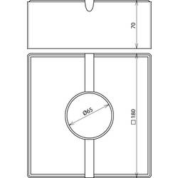 DEHN 253301 BES 4.6KG SB10 180X180X70 Betonový kámen 1 ks