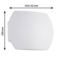 Paulmann Bocca 70792 LED koupelnové světlo na stěnu 6 W teplá bílá bílá
