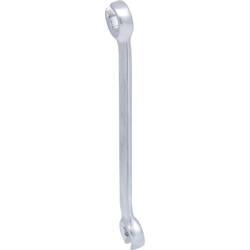 KS Tools 517.0255 Otevřený oboustranný očkový klíč, zahnutý, 10 x 12 mm