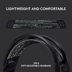 Logitech Gaming G733 LIGHTSPEED Headset otevřená (On Ear) bezdrátová 7.1 Surround černá regulace hlasitosti Gaming