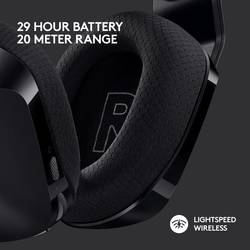Logitech Gaming G733 LIGHTSPEED Headset otevřená (On Ear) bezdrátová 7.1 Surround černá regulace hlasitosti Gaming